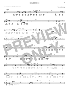 Ich Liebe Dich von Edvard Grieg (Download) 