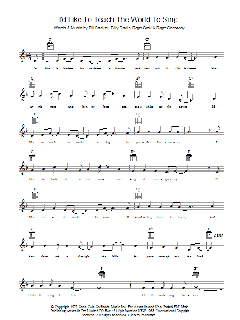 I'd Like To Teach The World To Sing von The New Seekers (Download) 