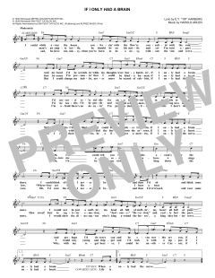 If I Only Had A Brain von Harold Arlen (Download) 