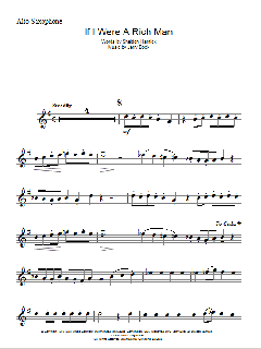 If I Were A Rich Man von Jerry Bock (Download) 