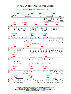 If You Wear That Velvet Dress (Download) 