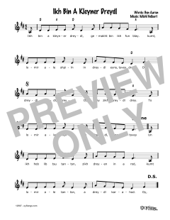 Ikh Bin A Kleyner Dreydl von Ben Aaron (Download) 