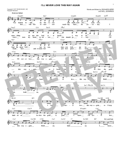 I'll Never Love This Way Again von Dionne Warwick (Download) 