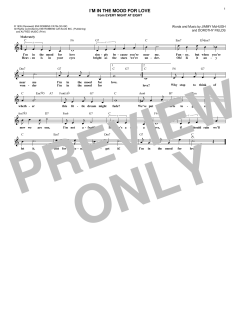 I'm In The Mood For Love von Jimmy McHugh (Download) 