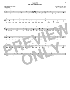 I'm Late von Sammy Fain (Download) 