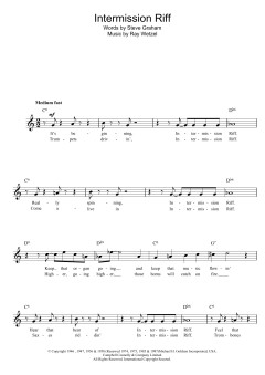 Intermission Riff (Download) 