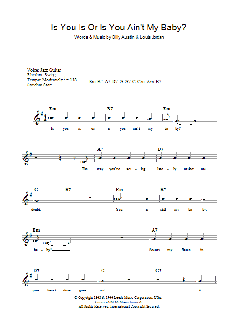 Is You Is Or Is You Ain't My Baby? von Diana Krall (Download) 