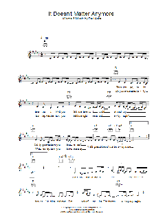 It Doesn't Matter Anymore (Download) 