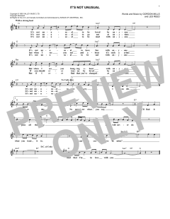 It's Not Unusual von Tom Jones (Download) 