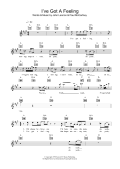 I've Got A Feeling von The Beatles (Download) 