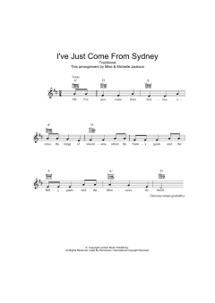 I've Just Come From Sydney (Download) 