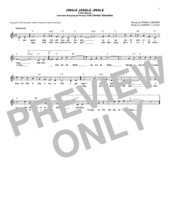 Jingle Jangle Jingle von Frank Loesser (Download) 