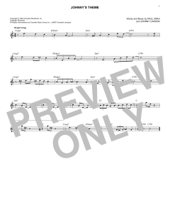 Johnny's Theme von Paul Anka (Download) 