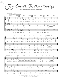 Joy Cometh In the Morning (Download) 