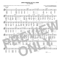 June Is Bustin' Out All Over von Richard Rodgers (Download) 