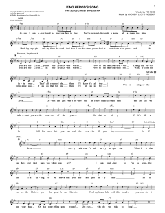 King Herod's Song von Andrew Lloyd Webber (Download) 