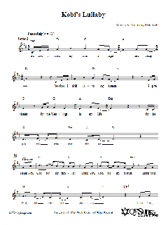 Kobi's Lullaby von Rick Recht (Download) 