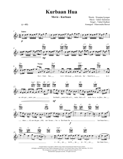 Kurbaan Hua von Niranjan Iyenger (Download) 