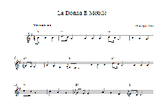 La Donna E Mobile von Giuseppe Verdi (Download) 