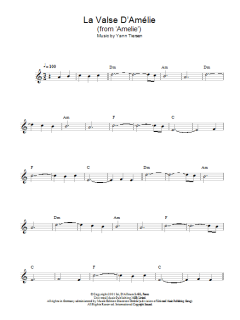 La Valse D'Amelie von Yann Tiersen (Download) 