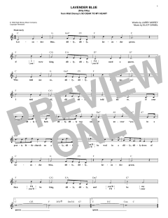 Lavender Blue von Burl Ives (Download) 