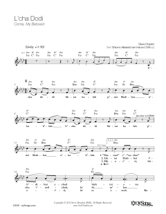 L'cha Dodi (Download) 