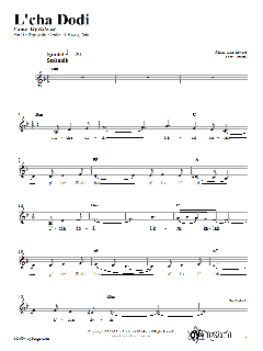 L'cha Dodi von Lisa Levine (Download) 