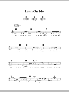 Lean On Me von Bill Withers (Download) 