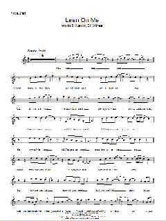 Lean On Me von Bill Withers (Download) 