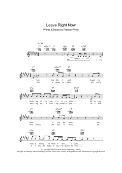Leave Right Now von Will Young (Download) 