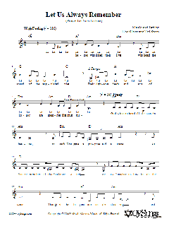 Let Us Always Remember von Lisa Silver (Download) 