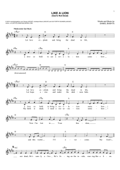 Like A Lion von Daniel Bashta (Download) 