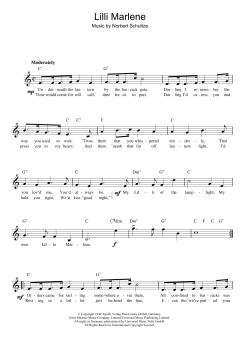 Lilli Marlene von Marlene Dietrich (Download) 