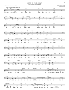 Listen To Your Heart von Mel Brooks (Download) 