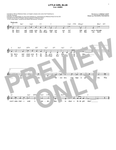 Little Girl Blue von Richard Rodgers (Download) 