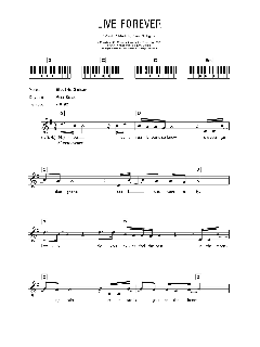 Live Forever von Oasis (Download) 