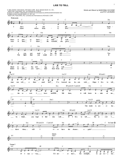 Live To Tell von Madonna (Download) 