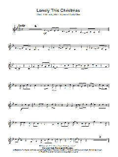 Lonely This Christmas von Mud (Download) 