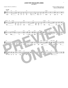 Look For The Silver Lining von Jerome Kern (Download) 