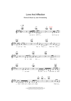 Love And Affection von Joan Armatrading (Download) 