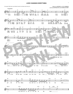 Love Changes Everything von Don Black (Download) 