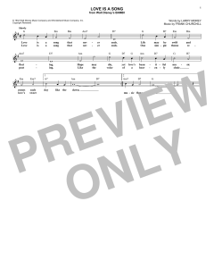 Love Is A Song von Larry Morey (Download) 