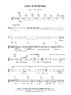 Love Is Blindness (Download) 