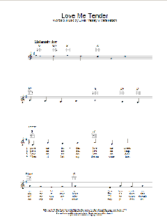 Love Me Tender von Elvis Presley (Download) 