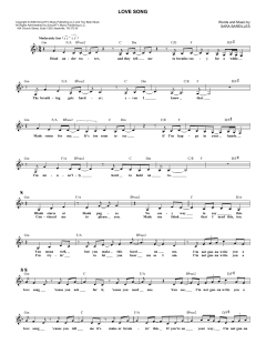 Love Song von Sara Bareilles (Download) 