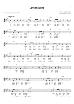 Love The Lord von Lincoln Brewster (Download) 