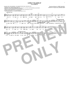 Lovely To Look At von Jimmy McHugh (Download) 