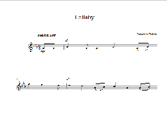 Lullaby von Johannes Brahms (Download) 