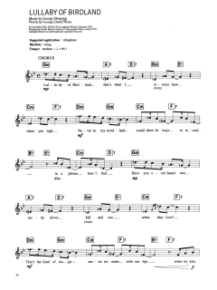 Lullaby Of Birdland von George Shearing (Download) 