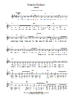 Mambo Italiano von Dean Martin (Download) 